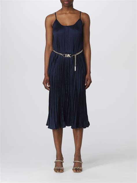 navy michael kors dress|michael kors formal dresses.